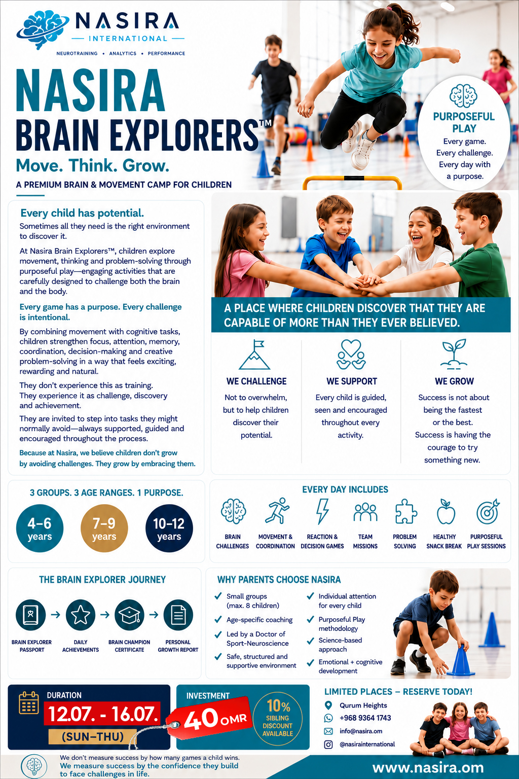 Nasira Brain Explorers Summer Camp - Week 2. Register now!